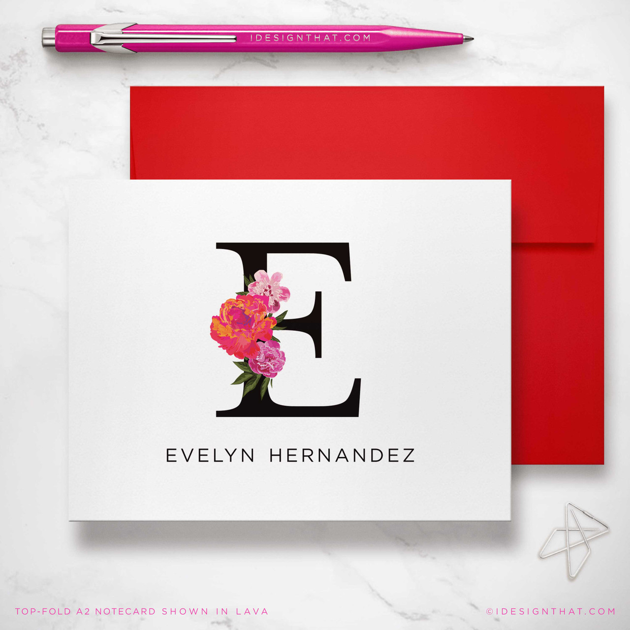 Graduation Gift for Her: Floral Stationery Set